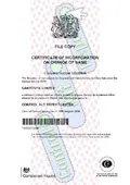 Company Incorporation